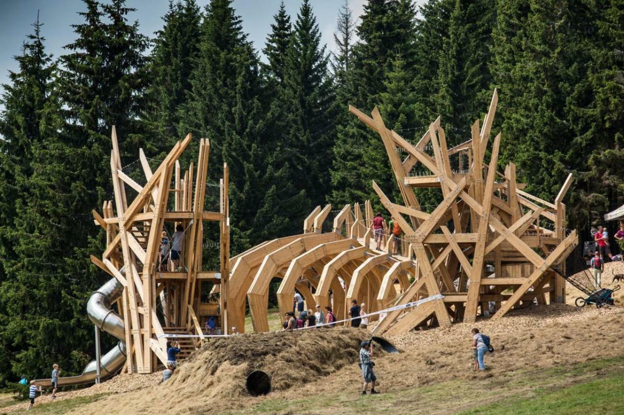 Penzion Skibikepec Pec pod Snezkou Bagian luar foto